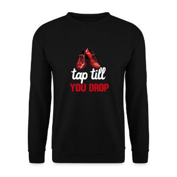 Tap Dance Teacher Appreciation For Women Girls - Unisex Sweatshirt - black - Front - Alina (178cm) & Michal (187cm)