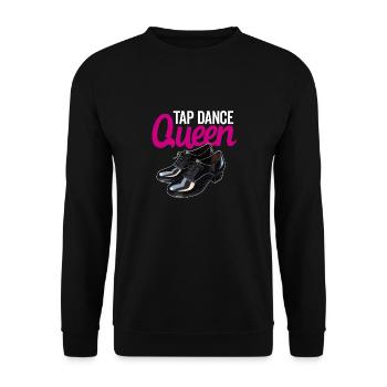 Tap Dance Teacher Appreciation For Women Girls - Unisex Sweatshirt - black - Front - Alina (178cm) & Michal (187cm)
