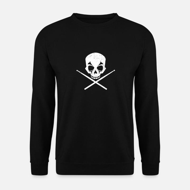 Schlagzeuger Drummer Schlagzeug Geschenk - Unisex Pullover - Schwarz
