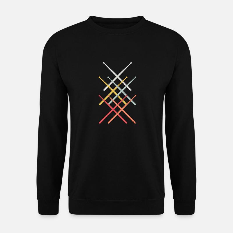 Schlagzeuger Drummer Schlagzeug Geschenk - Unisex Pullover - Schwarz