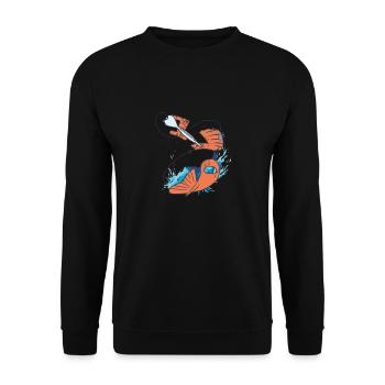 Darts High Finish 170 Big Fish - Unisex Sweatshirt - black - Front - Alina (178cm) & Michal (187cm)