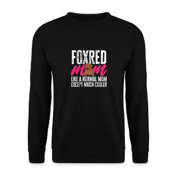 Foxred Labrador Fox Red Labrador Retriever - Unisex Sweatshirt - black - Front - Alina (178cm) & Michal (187cm)