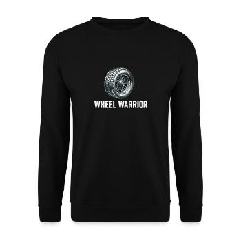 Tire Guy Mechanic Flat Tire Changer Repair Car - Unisex Sweatshirt - black - Front - Alina (178cm) & Michal (187cm)