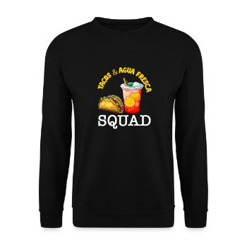 Tacos & Agua Fresca Fun Amateur de cuisine mexicaine Comida - Sweat-shirt Unisexe - noir - Devant - Alina (178cm) & Michal (187cm)