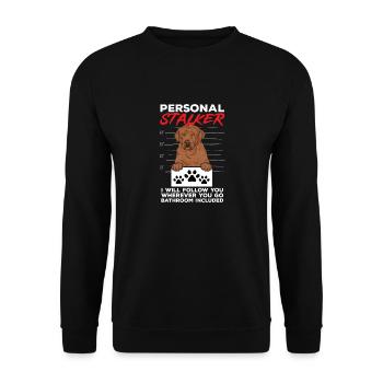 Foxred Labrador Fox Red Labrador Retriever - Unisex Sweatshirt - black - Front - Alina (178cm) & Michal (187cm)