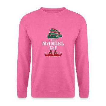 Manuel Elf Family Matching Group Christmas Dad - Unisex Sweatshirt - pink - Front