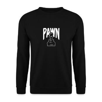 Pion Pièce d’échecs Groupe Halloween Party Club - Sweat-shirt Unisexe - noir - Devant - Alina (178cm) & Michal (187cm)