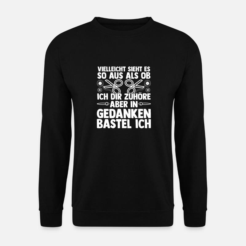 Bastler Basteln - Unisex Pullover - Schwarz