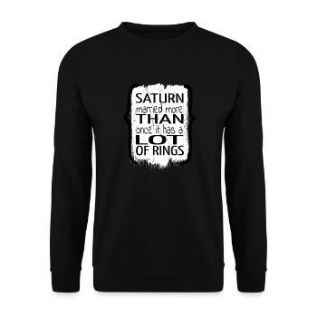 Cadeau de couleurs impressionnantes cadeau drôle déclaration heureuse - Sweat-shirt Unisexe - noir - Devant - Alina (178cm) & Michal (187cm)