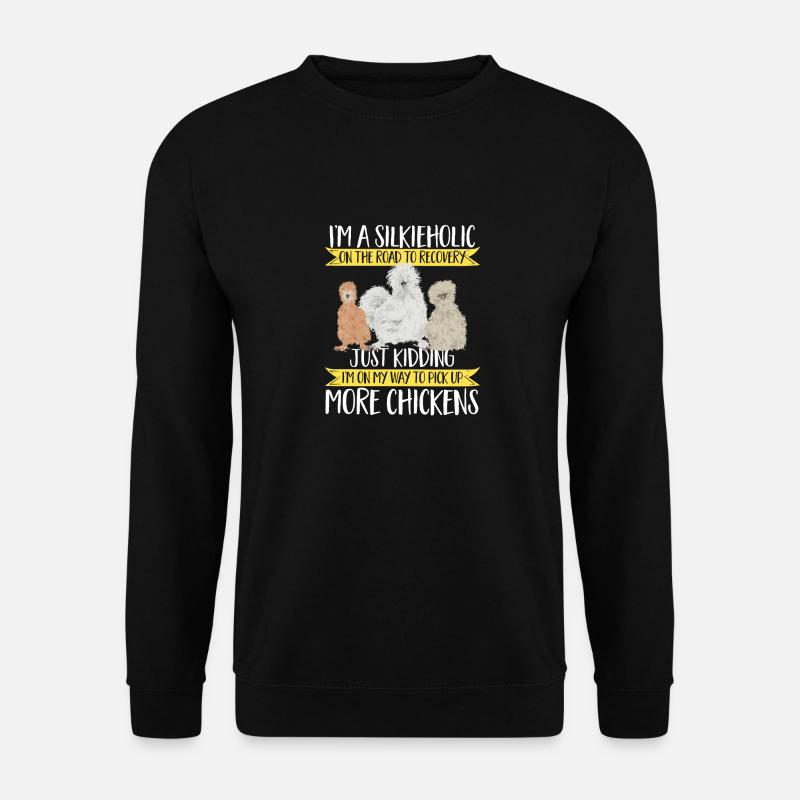 Seidenhuhn Silkie Chicken - Unisex Pullover - Schwarz