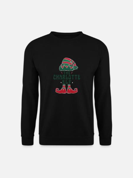 Der Charlotte Elf Pyjama für lustige Weihnachten - Unisex Pullover - Schwarz