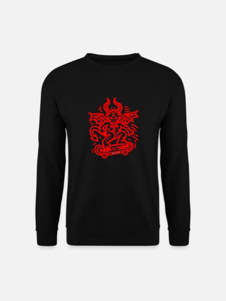Devil Red - Unisex Sweatshirt - black