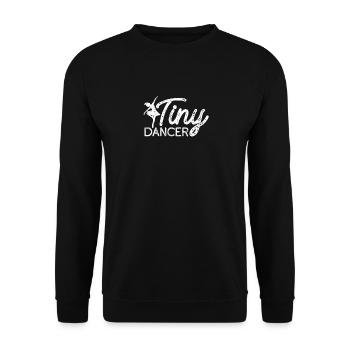 Tiny Dancer Cute Dance Boys Girls Salsa - Unisex Sweatshirt - black - Front - Alina (178cm) & Michal (187cm)