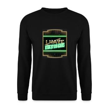 fingers present hack the box birthday happy - Unisex Pullover - Schwarz - Vorne - Alina (178cm) & Michal (187cm)