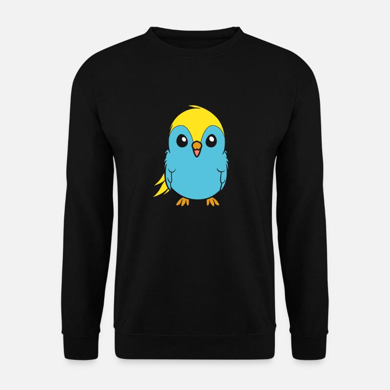 Cute little parakeet - Unisex Sweatshirt - black