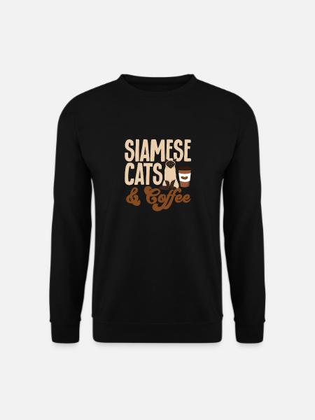 Siamese cat - Unisex Sweatshirt - black
