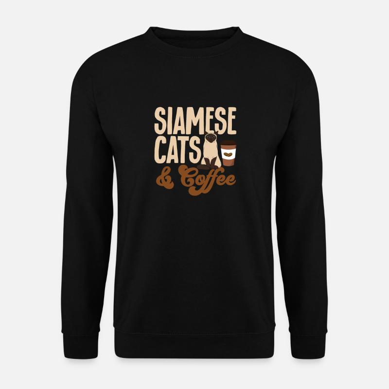 Siamese cat - Unisex Sweatshirt - black