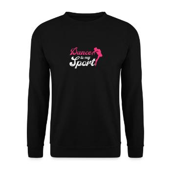 Tanzen ist mein Sport Mädchen tanzen Lehrer Lehrer - Unisex Pullover - Schwarz - Vorne - Alina (178cm) & Michal (187cm)