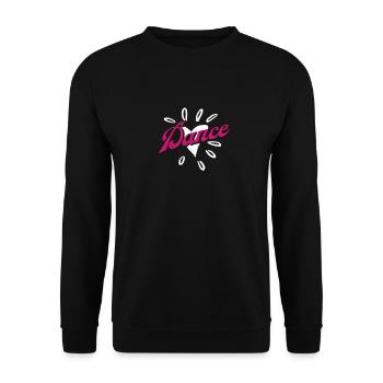 Cool Dance Heart Ballroom Funny Dancer Hip Hop - Unisex Pullover - Schwarz - Vorne - Alina (178cm) & Michal (187cm)