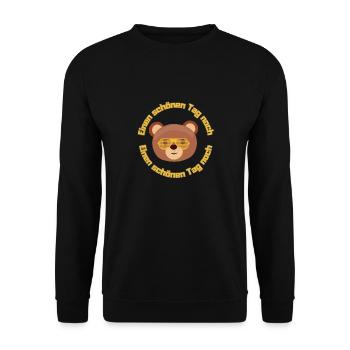 Bonne journée - Sweat-shirt Unisexe - noir - Devant - Alina (178cm) & Michal (187cm)