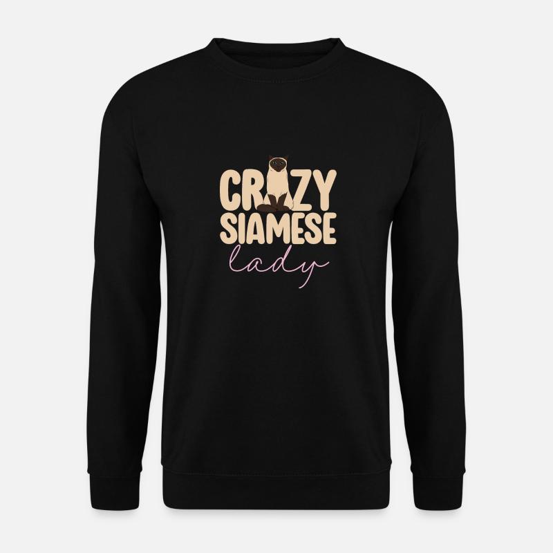 Siamkatze - Unisex Pullover - Schwarz