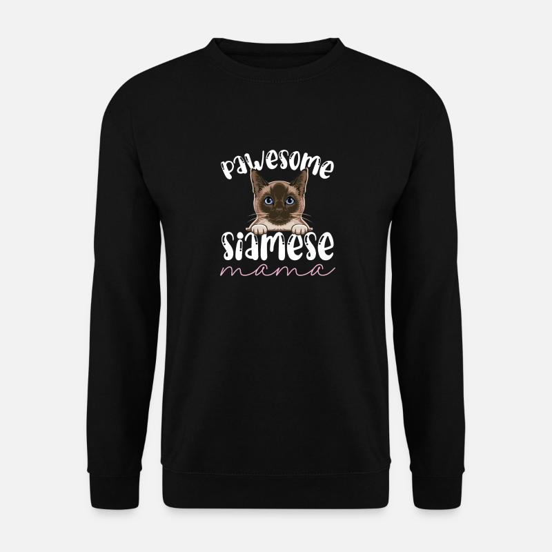 Siamkatze - Unisex Pullover - Schwarz