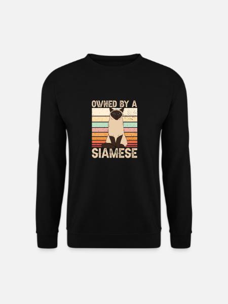 Siamkatze - Unisex Pullover - Schwarz