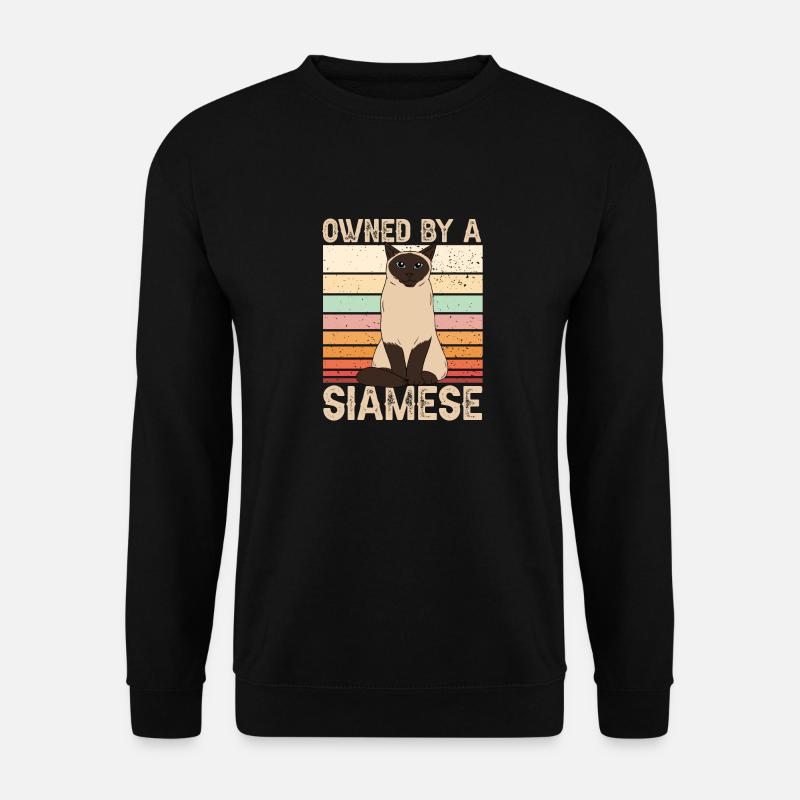 Siamese cat - Unisex Sweatshirt - black