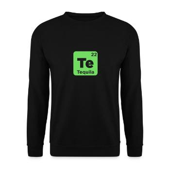 Te - Tequila Chemie Element Lustiger Alkoholliebhaber - Unisex Pullover - Schwarz - Vorne - Alina (178cm) & Michal (187cm)