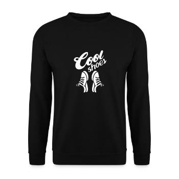 COOLE SCHUHE - Unisex Pullover - Schwarz - Vorne - Alina (178cm) & Michal (187cm)