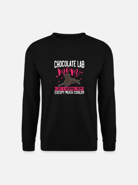 Chocolate Labrador Retriever dog - Unisex Sweatshirt - black