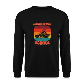 Mobius Jet Ski School Jet Ski Funny Weekend Jetski - Unisex Sweatshirt - black - Front - Alina (178cm) & Michal (187cm)
