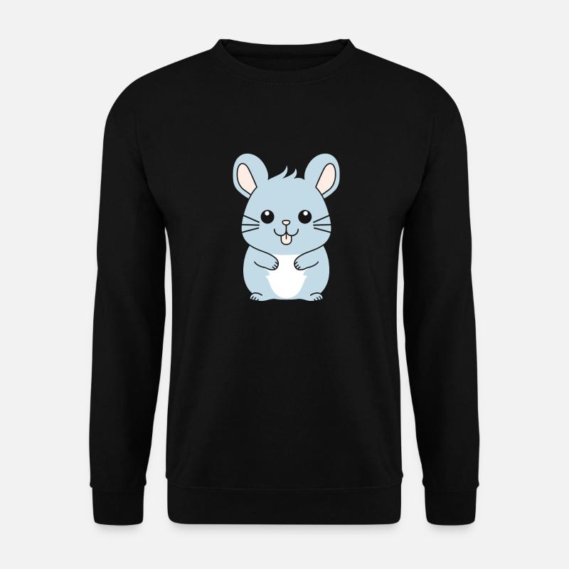Petit chinchilla mignon - Sweat-shirt Unisexe - noir