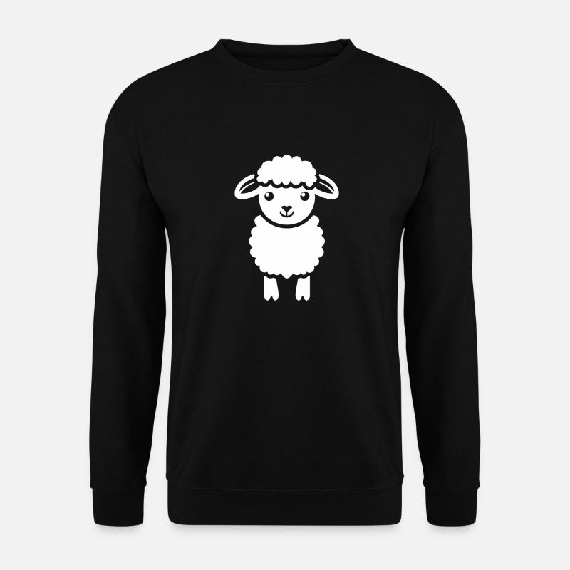 Baby Sheep Little Ewe - Unisex Sweatshirt - black