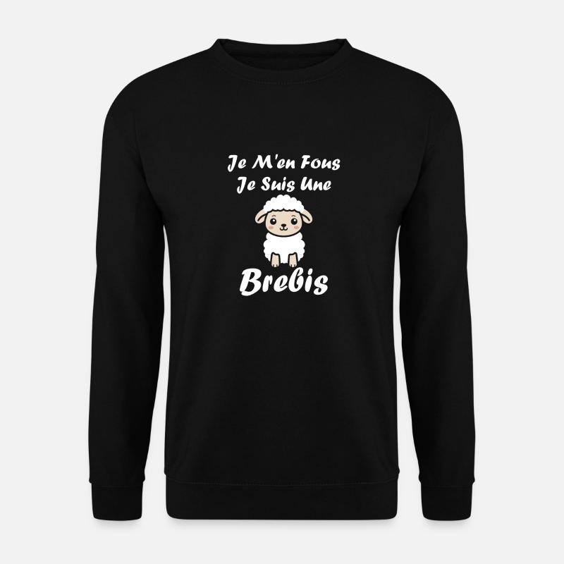 Bébé mouton petit brebis - Sweat-shirt Unisexe - noir