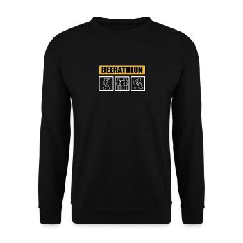 lustige Saufgelage Party-Gadgets Wodka - Unisex Pullover - Schwarz - Vorne - Alina (178cm) & Michal (187cm)