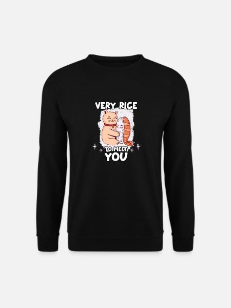 lustig Japan Sushi Kpop Wasabi Nigiri Sushi - Unisex Pullover - Schwarz
