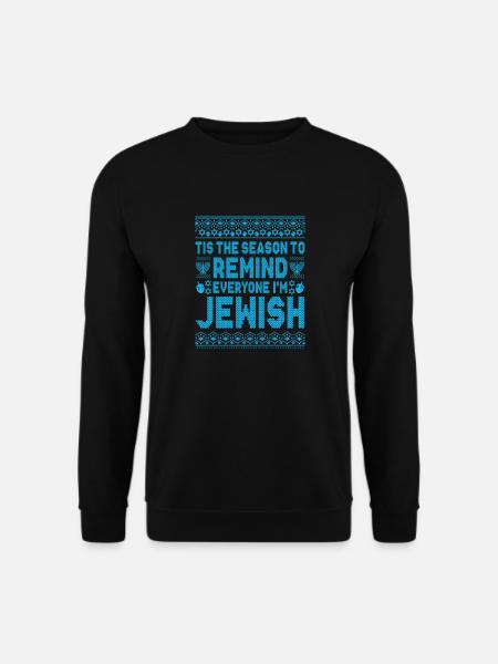 Frohe Weihnachten, Weihnachten, Chanukka, Weihnachten - Unisex Pullover - Schwarz