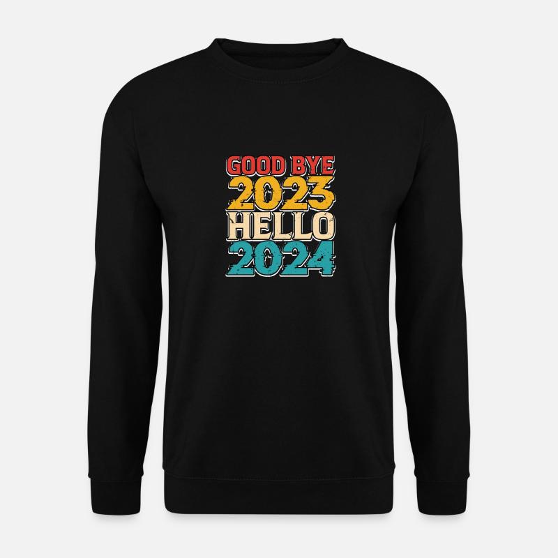 Hello 2024 - Unisex Sweatshirt - black