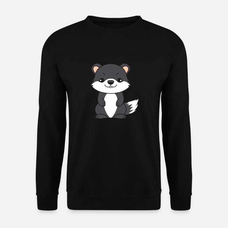 Humor kleines Wiesel - Unisex Pullover - Schwarz