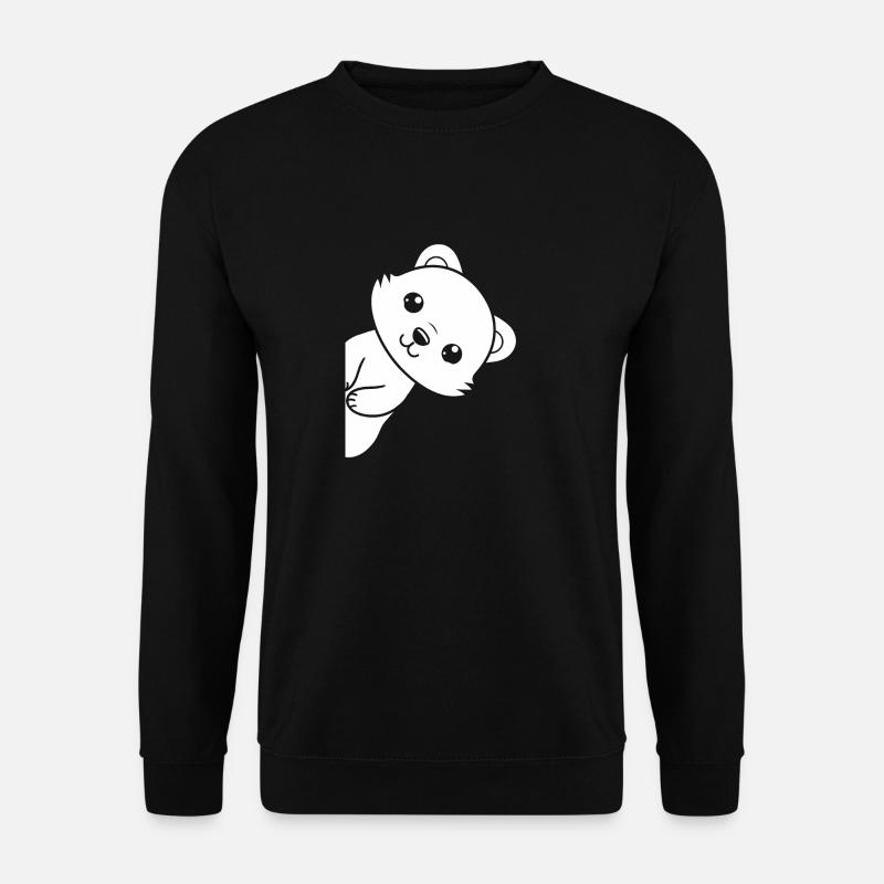 Humor little weasel - Unisex Sweatshirt - black