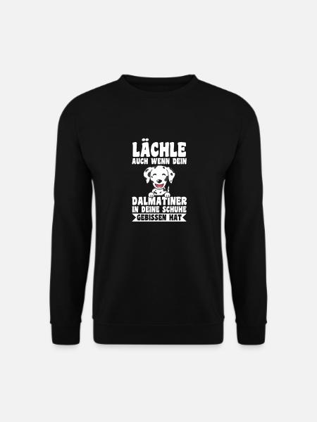 Hund Dalmatiner - Unisex Pullover - Schwarz