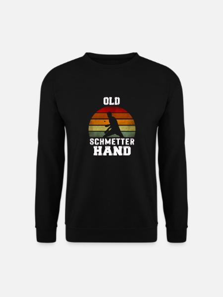Old Schmetterhand Tischtennis Geschenk - Unisex Pullover - Schwarz