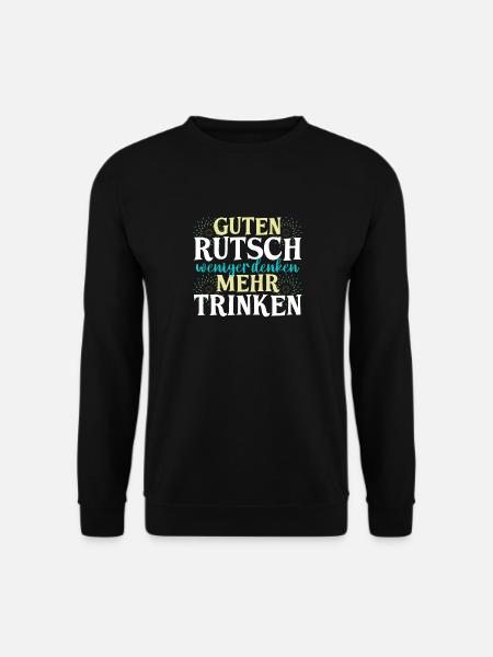 Neujahr Feuerwerk Silvester - Unisex Pullover - Schwarz