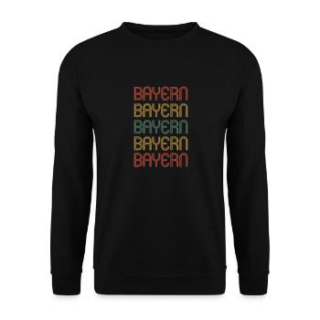 Bayer Bayerin Bayern - Unisex Pullover - Schwarz - Vorne - Alina (178cm) & Michal (187cm)