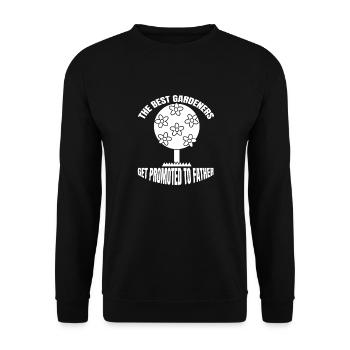 Gardening Hobby Gardener Gardener Gardening Garden - Unisex Sweatshirt - black - Front - Alina (178cm) & Michal (187cm)