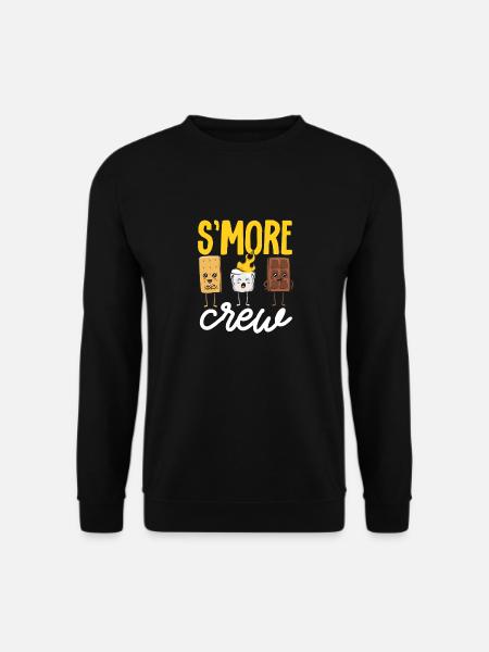 S'more Campfire Marshmallow Camping - Unisex Sweatshirt - black