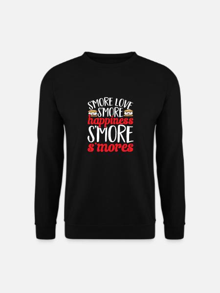 S'more Campfire Marshmallow Camping - Unisex Sweatshirt - black