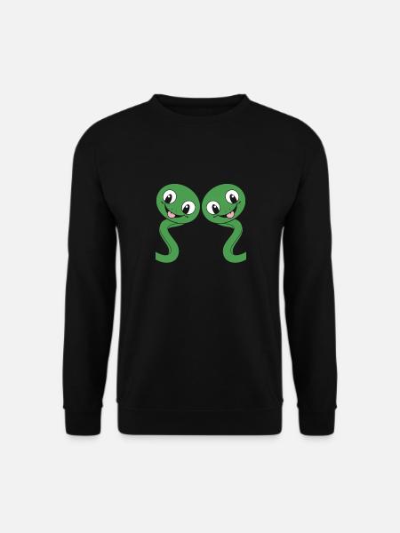 Little Snake Humor - Unisex Sweatshirt - black