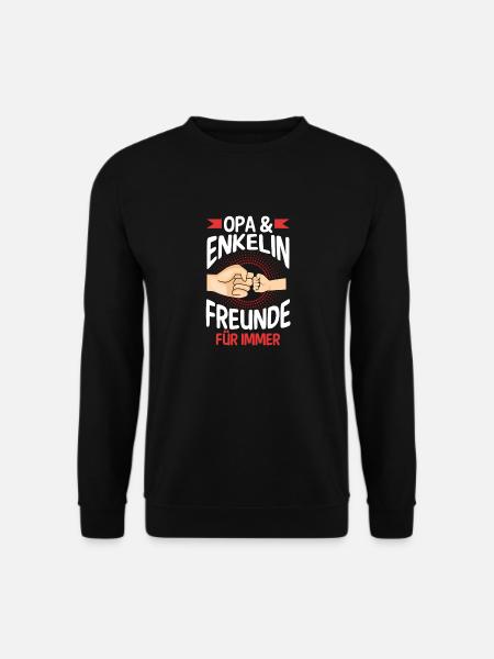 Opa Großvater Familie Enkelin Geschenk - Unisex Pullover - Schwarz
